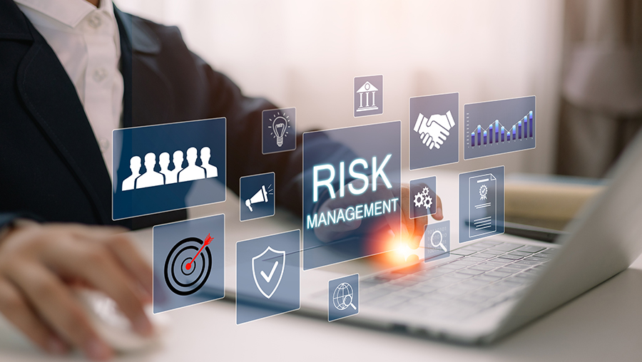 laptop computer with risk management and other digital images